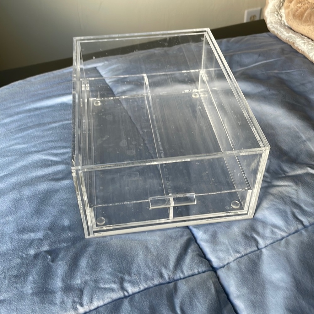 Container store acrylic drawer